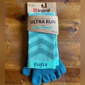 Injinji Women's Ultra Run Socks - Teal